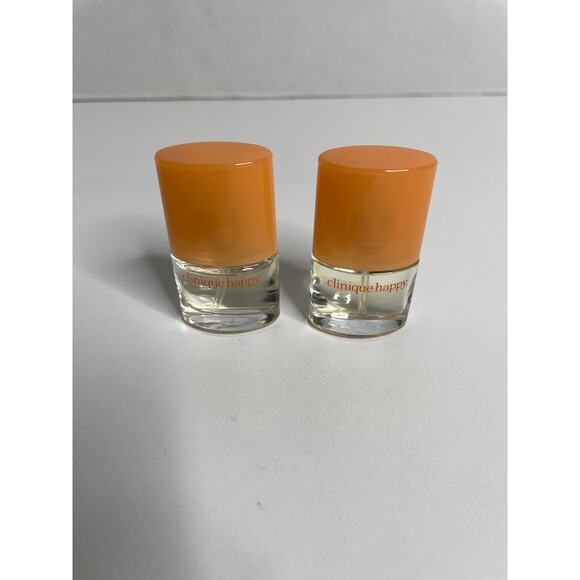 NEW Clinique Happy Travel Size Perfumes (2) 4mL Spray - Picture 1 of 3